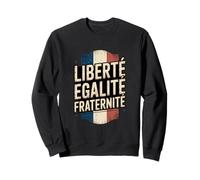 Retro France Flag Freedom Equality Fraternity Patriotic Meme Sweatshirt