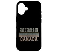 Retro Fredericton Canada Case for iPhone 16