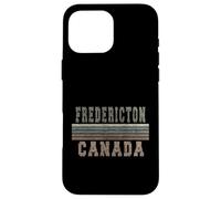 Retro Fredericton Canada Case for iPhone 16 Pro Max