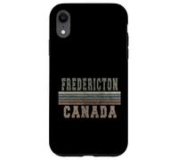 Retro Fredericton Canada Case for iPhone XR