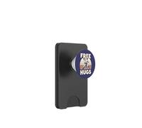 Retro Free Hugs Quote Funny Wrestling Match Fight Wrestlers PopSockets PopWallet for MagSafe