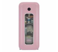 Retro freestanding drinks cooler with built in wireless phone charger - Tea Rose 5055833408139