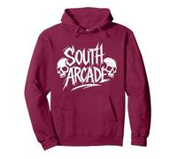 Retro from the South Arcade Y2Kcore Tee Merch Pullover Hoodie, Adult Unisex, Burgundy, Small