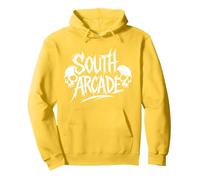 Retro from the South Arcade Y2Kcore Tee Merch Pullover Hoodie, Adult Unisex, Lemon Yellow, Large
