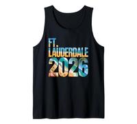 Retro FT Lauderdale 2026 Trip Holiday Vacay All Girls Tank Top