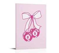 Retro Funky 8 Ball Cherry Poster