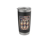 Retro Funny Civil Rights are My Jam Sarcastic Independence Stainless Steel Insulated Tumbler
