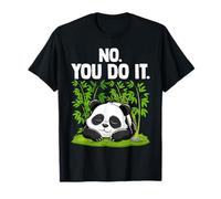 Retro Funny Lazy Panda No You Do It Vintage Cute Sleeping T-Shirt