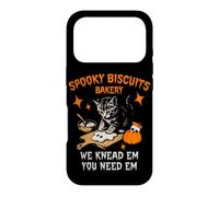 Retro Funny Spooky Biscuits Club Cat Lovers Pastry Halloween Case for iPhone 17 Pro