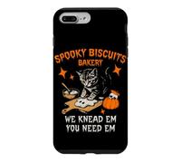 Retro Funny Spooky Biscuits Club Cat Lovers Pastry Halloween Case for iPhone 7 Plus/8 Plus