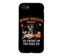 Retro Funny Spooky Biscuits Club Cat Lovers Pastry Halloween Case for iPhone SE (2020) / 7/8