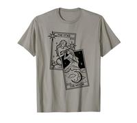 Retro Funny The Star The Moon Lesbians Mermaid Tarot Card T-Shirt