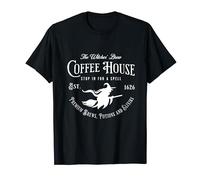 Retro Funny The Witches Brew Coffee House Est 1626 Halloween T-Shirt