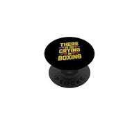 Retro Funny There Is No Crying In Boxing Funny Boxing Gloves PopSockets Adhesive PopGrip