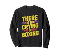 Retro Funny There Is No Crying In Boxing Funny Boxing Gloves Sweatshirt