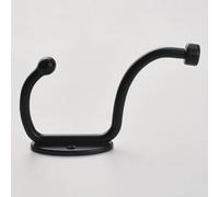 Retro Furniture Hardware Antique Cabinet Wardrobe Coat Hook Alloy Door Hook Black(Black)