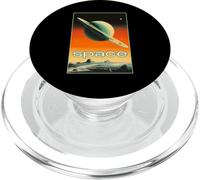 Retro Future American Space Program Inspired SciFi Graphic PopSockets PopGrip for MagSafe