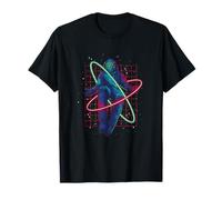 Retro Futuristic Astronaut Space Design Synthwave Explorer T-Shirt