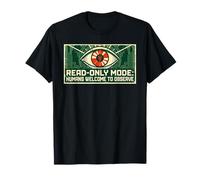 Retro Futuristic Eye Read-Only Mode Human Observer T-Shirt