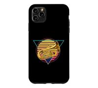 Retro Futuristic Tuba Player Synthwave Vaporwave City Pop Case for iPhone 11 Pro Max