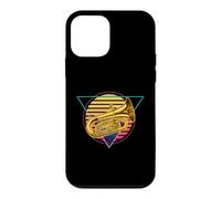 Retro Futuristic Tuba Player Synthwave Vaporwave City Pop Case for iPhone 12 mini