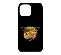 Retro Futuristic Tuba Player Synthwave Vaporwave City Pop Case for iPhone 13 Pro Max