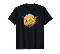 Retro Futuristic Tuba Player Synthwave Vaporwave City Pop T-Shirt