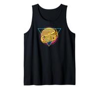 Retro Futuristic Tuba Player Synthwave Vaporwave City Pop Tank Top