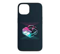Retro Futuristic Virtual Reality Grid Gamer VR Gaming Case for iPhone 13