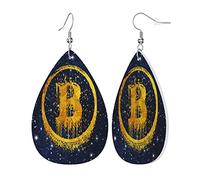 Retro Galaxy Blockchain Women Hook Earring Novelty Drop Earrings Lightweight Dangle Earrings For Ceremonies Party Vacation