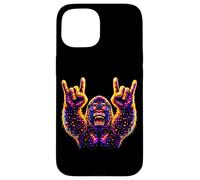 Retro Galaxy Cool Gorilla Sunglasses 80s 90s Rock Aesthetic Case for iPhone 15