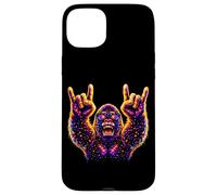 Retro Galaxy Cool Gorilla Sunglasses 80s 90s Rock Aesthetic Case for iPhone 15 Plus