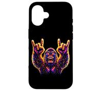 Retro Galaxy Cool Gorilla Sunglasses 80s 90s Rock Aesthetic Case for iPhone 16