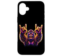 Retro Galaxy Cool Gorilla Sunglasses 80s 90s Rock Aesthetic Case for iPhone 16 Plus