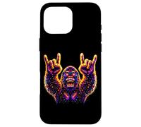 Retro Galaxy Cool Gorilla Sunglasses 80s 90s Rock Aesthetic Case for iPhone 16 Pro Max