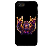 Retro Galaxy Cool Gorilla Sunglasses 80s 90s Rock Aesthetic Case for iPhone SE (2020) / 7/8