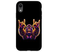 Retro Galaxy Cool Gorilla Sunglasses 80s 90s Rock Aesthetic Case for iPhone XR