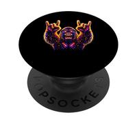 Retro Galaxy Cool Gorilla Sunglasses 80s 90s Rock Aesthetic PopSockets Adhesive PopGrip