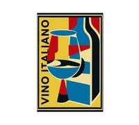 Retro Game Anime Posters Vino Italiano Retro Poster 7 Canvas Poster Wall Art Decor Print Picture Paintings for Living Room Bedroom Decoration Unframe-style 20x30inch(50x75cm)