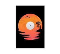 Retro Game Anime Posters Vinyl Retro Record Canvas Poster Bedroom Decor Landscape Office Room Decor Gift Unframe-style 12x18inch(30x45cm)