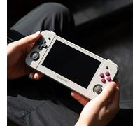 Retro Game Console RG505 -Gift,Birthday Gift,Christmas Gift Android 12 Handheld with 4.95" OLED Touch Screen, Unisoc T618 CPU, 128GB TF Card, 3170+ Classic Games (Turquoise Color)