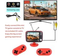 Retro Game Console, Two-Player Wireless Video Game Console, Vast Games Library, 2.4g Wireless Controllers, Built-In Classic Games