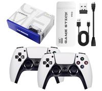 Retro Game Stick 4K, NAVESO Retro Games Console for TV, Plug and Play Retro TV Games with 40,000+ Retro Games and Dual 2.4g Wireless Controllers, HDMI Retro Gaming Console for Multiplayer Party,128g