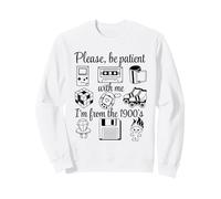 Retro Gamer Nostalgia Gift for 90s 80s Kids 1900s GenX Gen X Sweatshirt