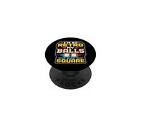 Retro Gamer Pixel Arcade 8 Bit Gaming Humor PopSockets Adhesive PopGrip