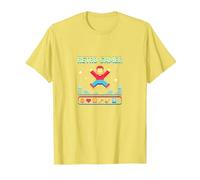 Retro Gamer: Pixel Art Nostalgia for Classic Gaming Fans T-Shirt, Men, Lemon, S
