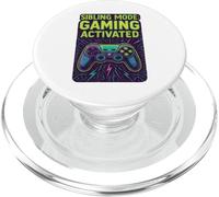 Retro Gamer Sibling Mode Arcade Style Controller gaming fan PopSockets PopGrip for MagSafe
