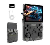 Retro Games Console R40 Handheld Game Console with 128GB, 20000+ Classic Games, 3.5 Inch IPS Screen Portable Gaming Console, Linux System, 20+ Emulators, USB-C Rechargeable 3000mAh Battery