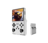 Retro Games Console, R40S Pro Handheld Game Consoles, 30000+Games Portable Video Gaming Console with 3.5-Inch IPS Screen, Linux System, OTG TV Output, 256G (White)