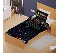 Retro Games Single/Double Duvet Cover Reversible Bedding Set Gaming (Single Duvet)